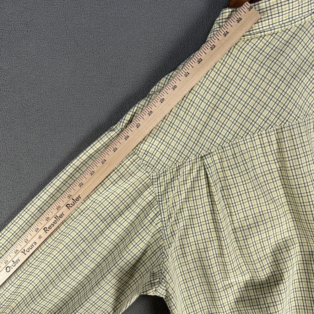 Simms Shirt Mens XL Yellow Green Vented Performance Fishing Beach Outdoor Camp - Picture 7 of 9